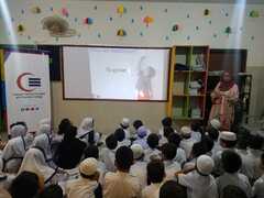Awareness Session on Nutrition & Hygiene at Ayesha Academy campus I, II & III, Shah Faisal Colony