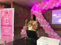  Awareness Session on Breast Cancer by Dr. Rufina Soomro at Gul Ahmed Factory