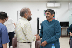 A Day at Senior Citizens Primary Care Unit with Mr. Javed Miandad - A Legendary Pakistani Cricketer