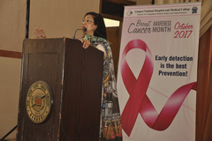 Breast Cancer Awareness Programme in different colleges 2017