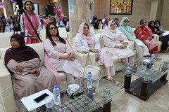 Breast Cancer Awareness Session by Prof. Dr. Naila Zahid (Consultant Oncology) and Dr. Sadaf Nasir (Consultant Radiology) at Jinnah University for Women