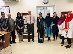 Madam Imrana Maqsood (A Novelist & Playwright) visit to Senior Citizens Primary Care Unit