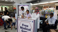 Free Medical Camp at Naheed Super Mart