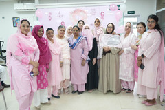 Breast Cancer Awareness Session by Dr. Qurat Ul Ain Ali (Consultant, Breast Surgery) at Senior Citizens Primary Care Unit