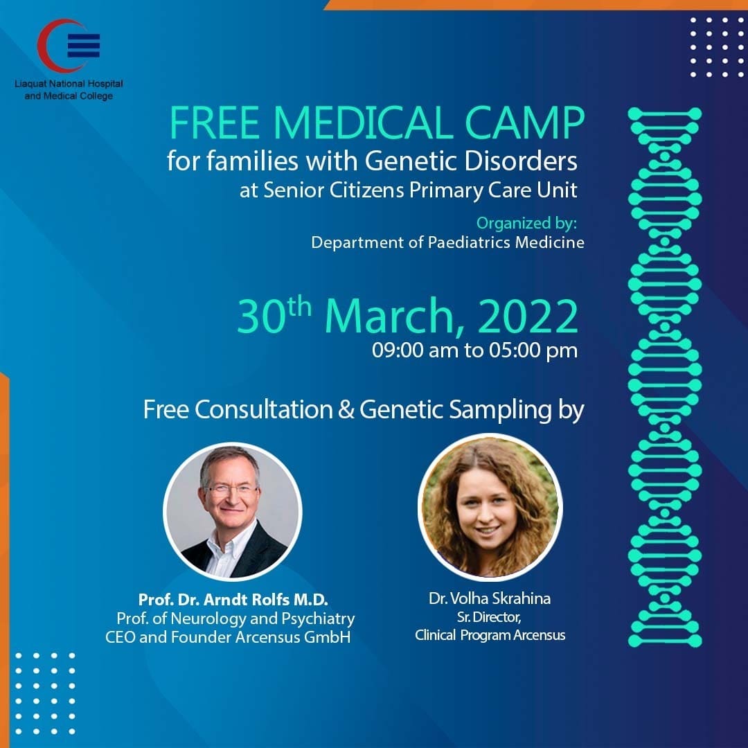 Free Medical Camp for Families with Genetic Disorders