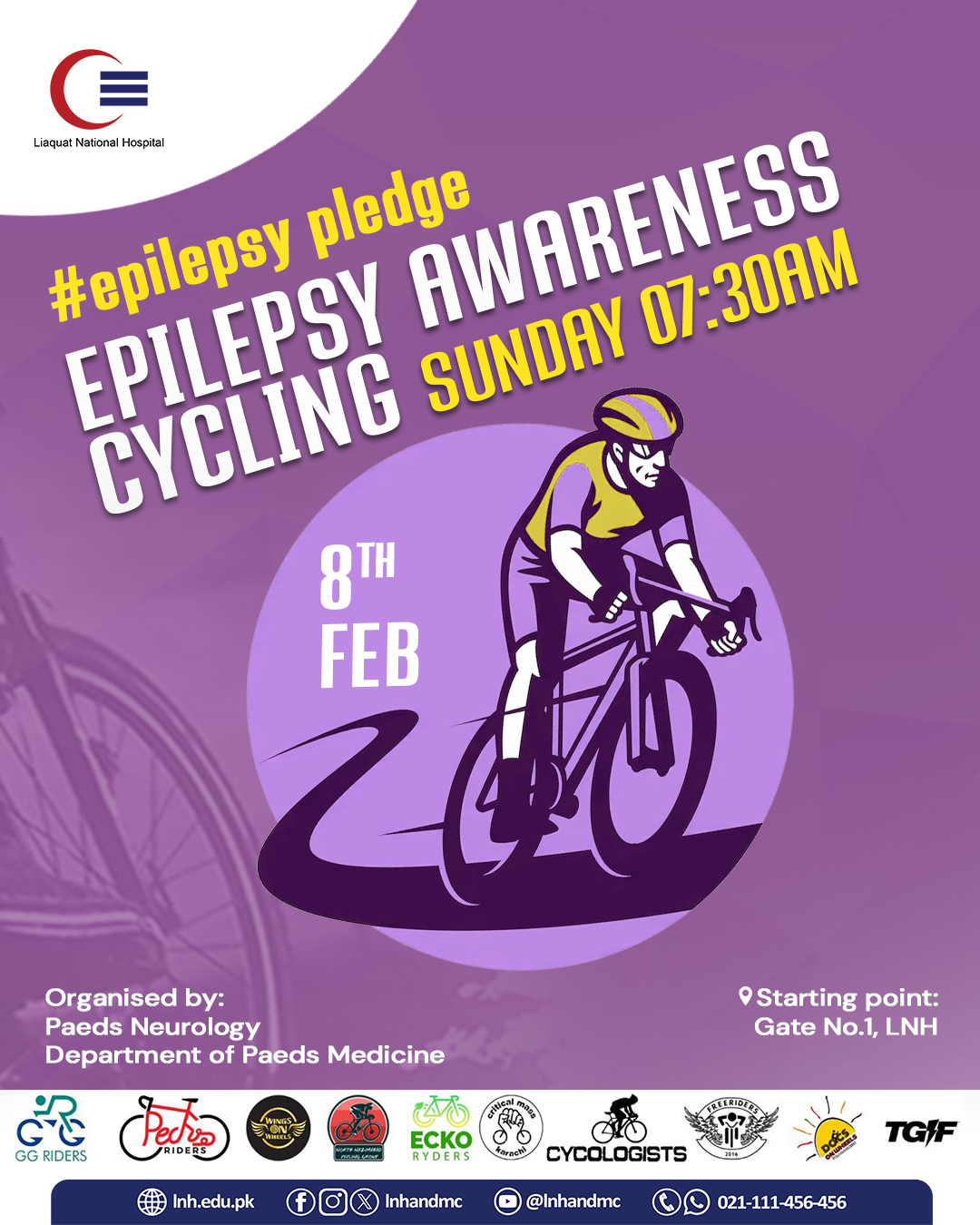 Epilepsy Awareness Cycling