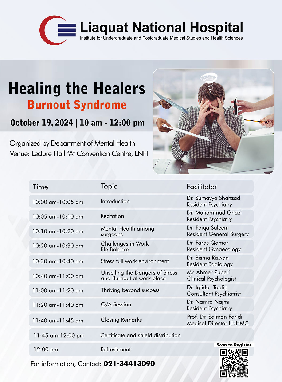 CME on Healing the Healers : Burnout Syndrome