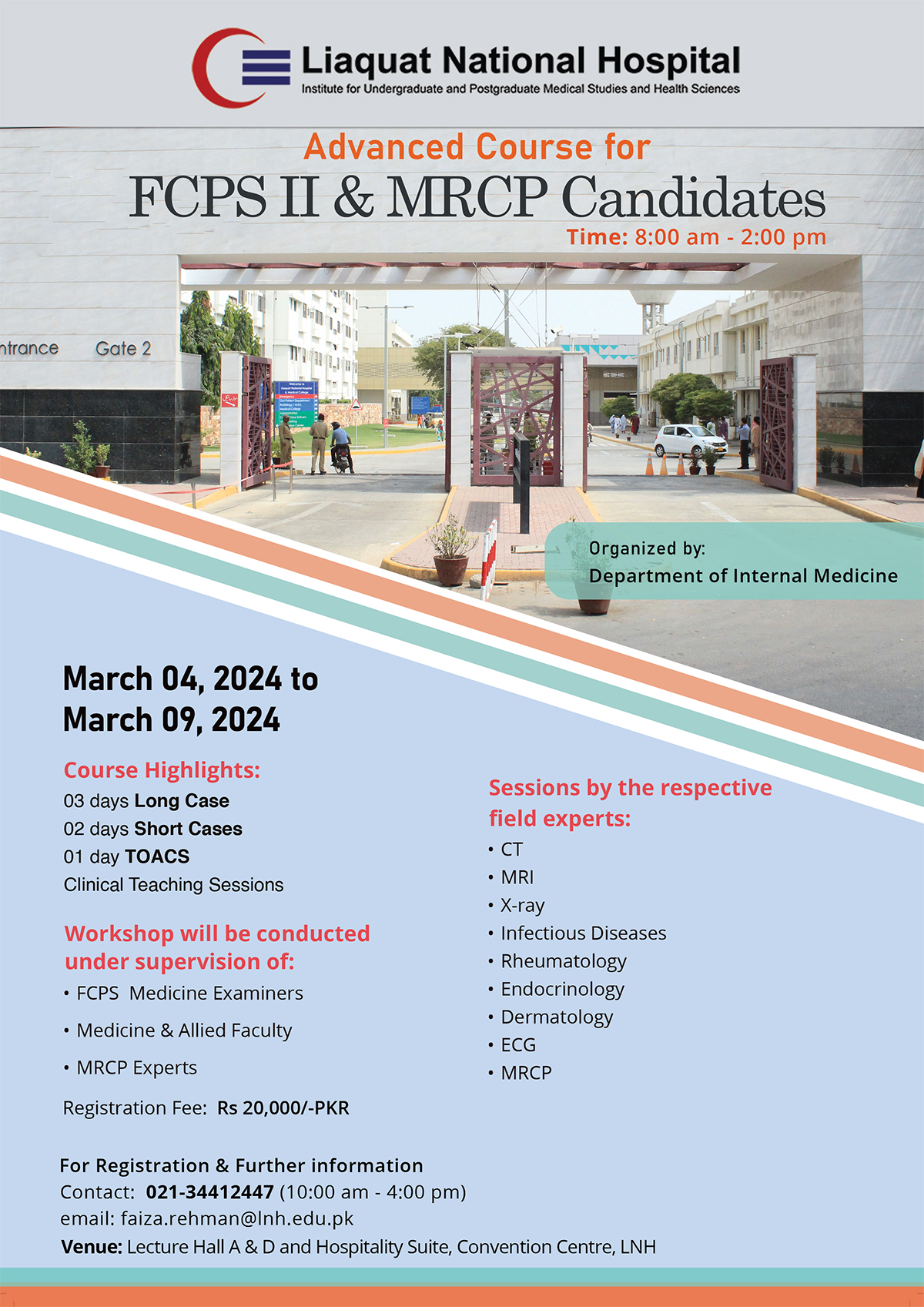 Advanced Course for FCPS-II and MRCP Candidates