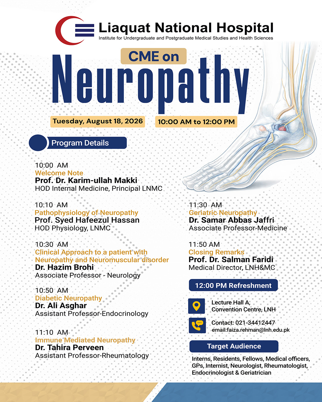 CME on Neuropathy | August 18, 2026