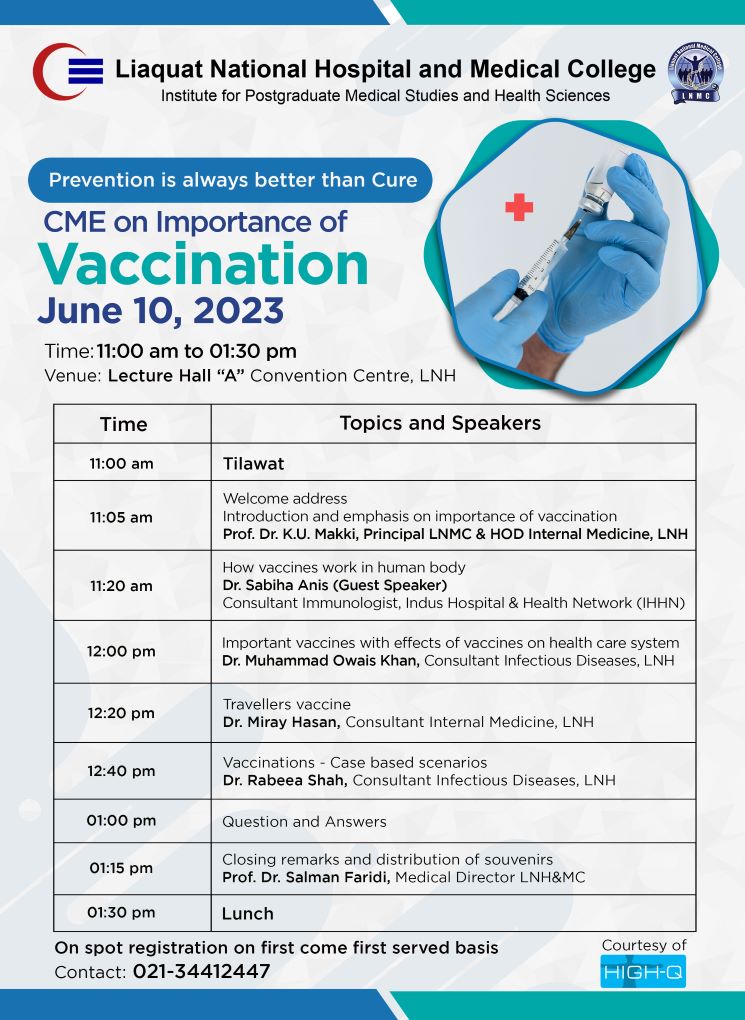 CME on Importance of Vaccination 