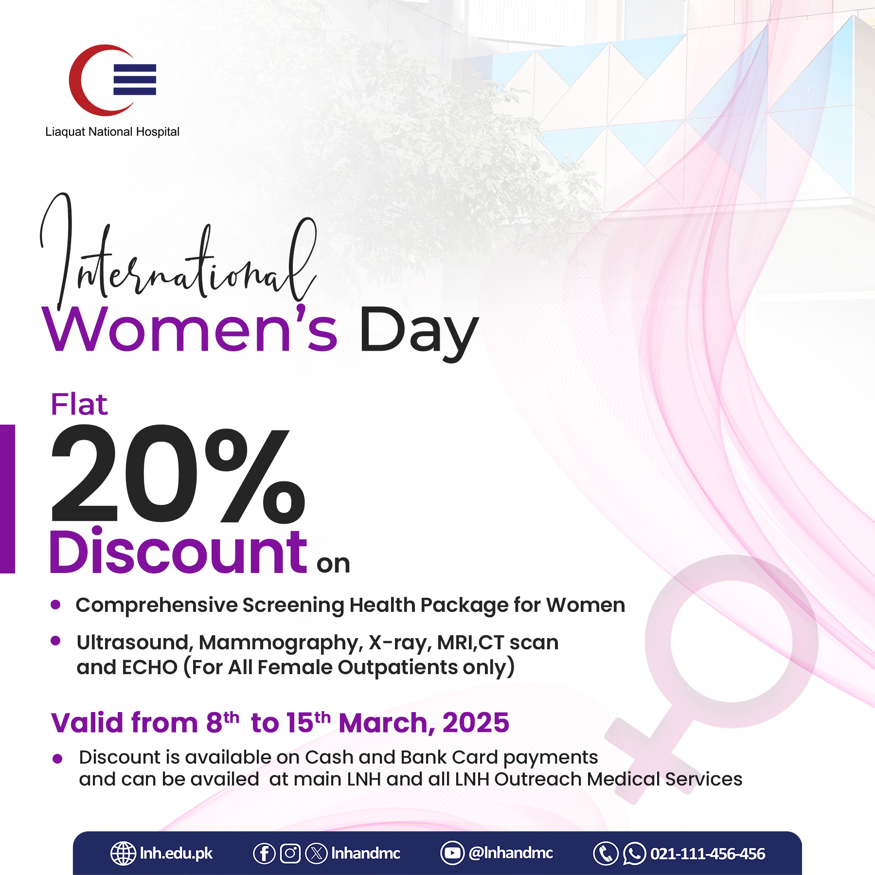 Discount Offer on International Women's Day 2025