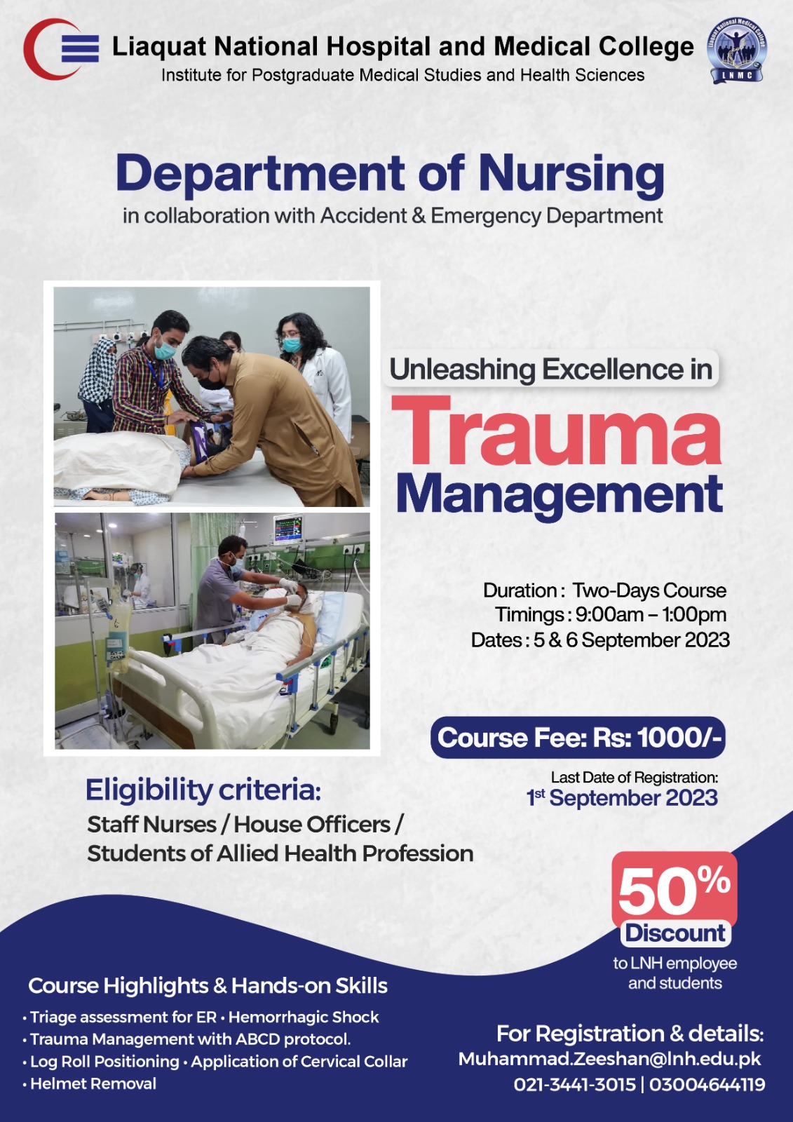 2-Day Course on Unleashing Excellence in Trauma Management