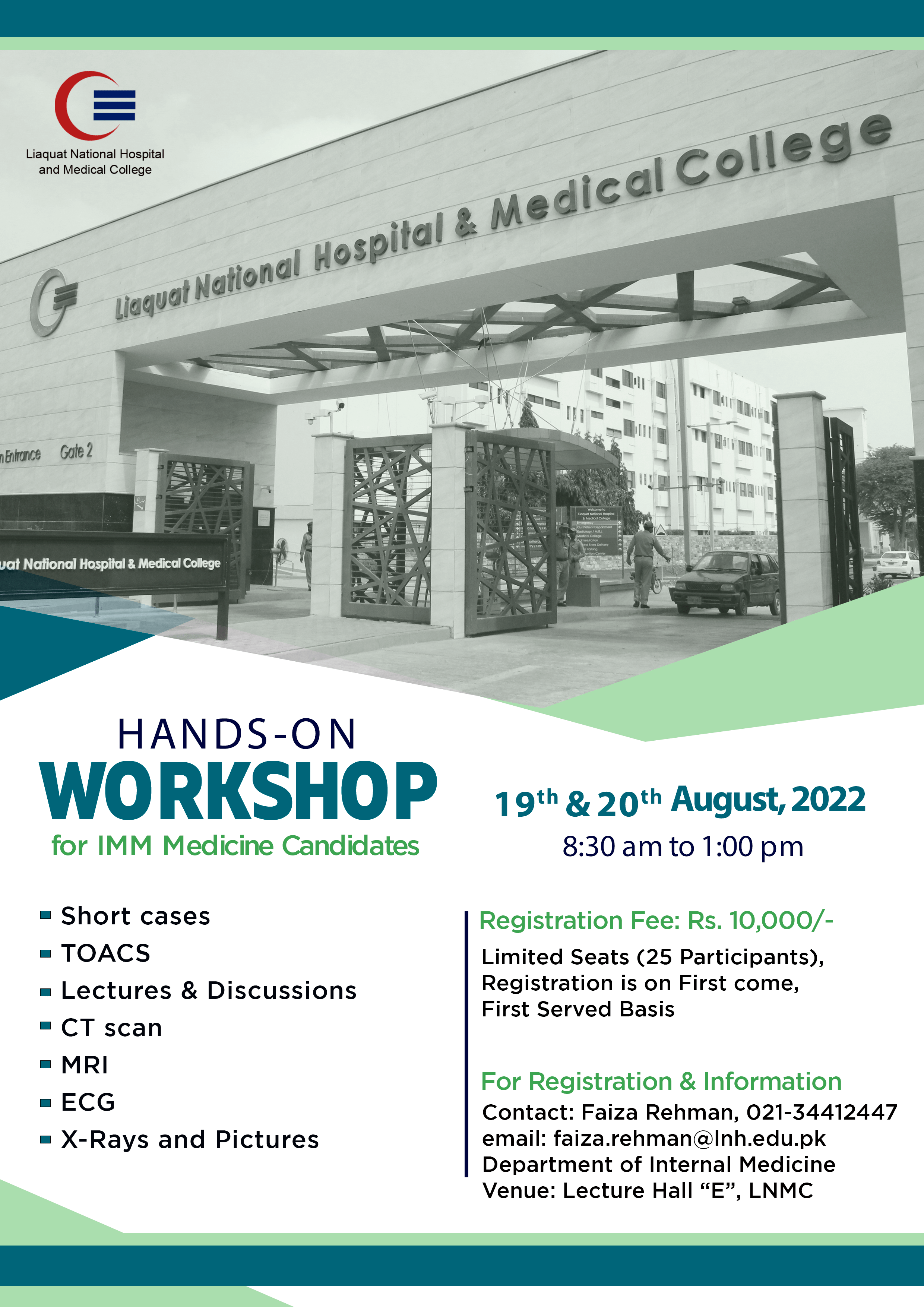 Hands-on Workshop for IMM Medicine Candidates