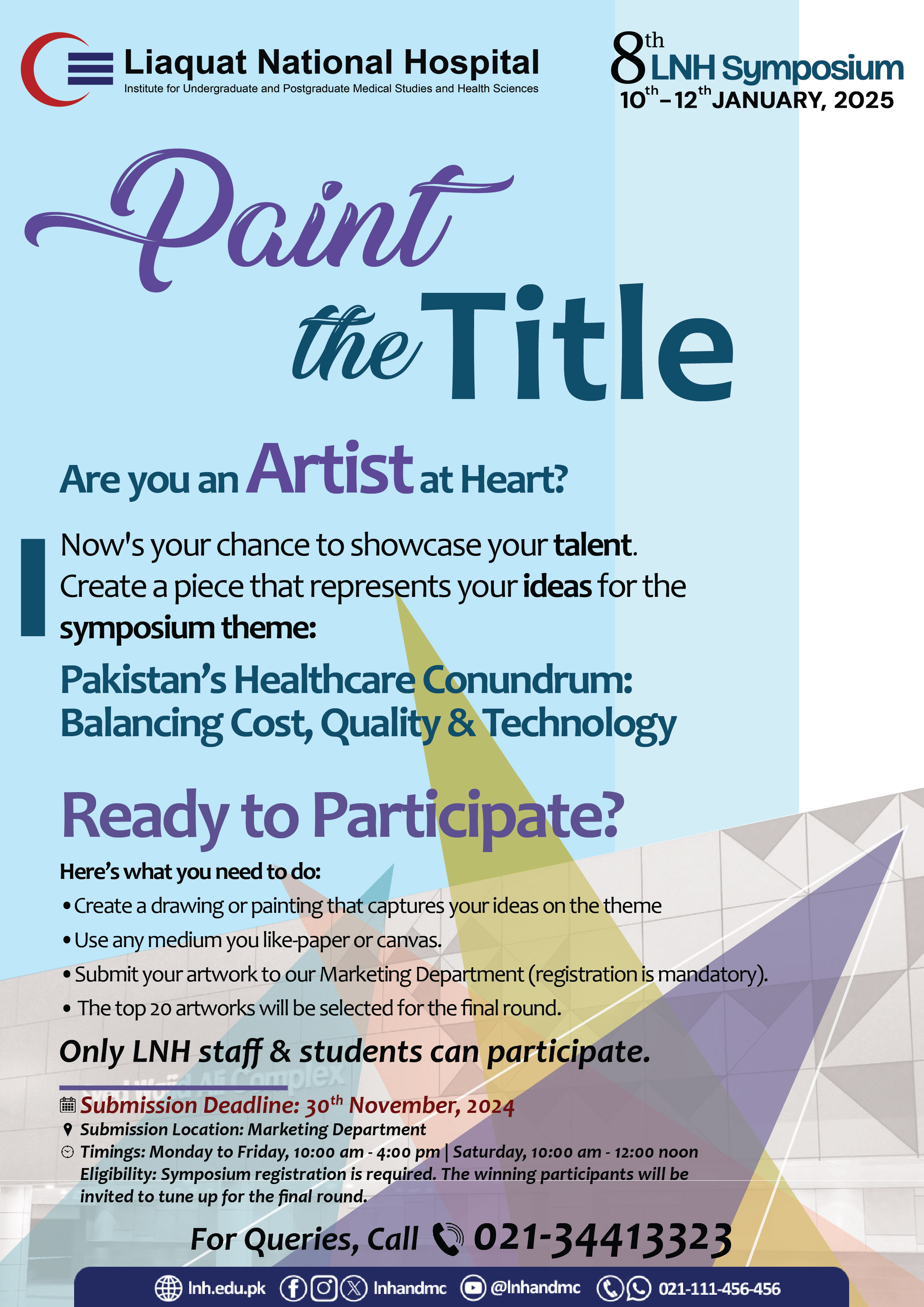 LNH Symposium: Paint the Title – Showcase your Talent