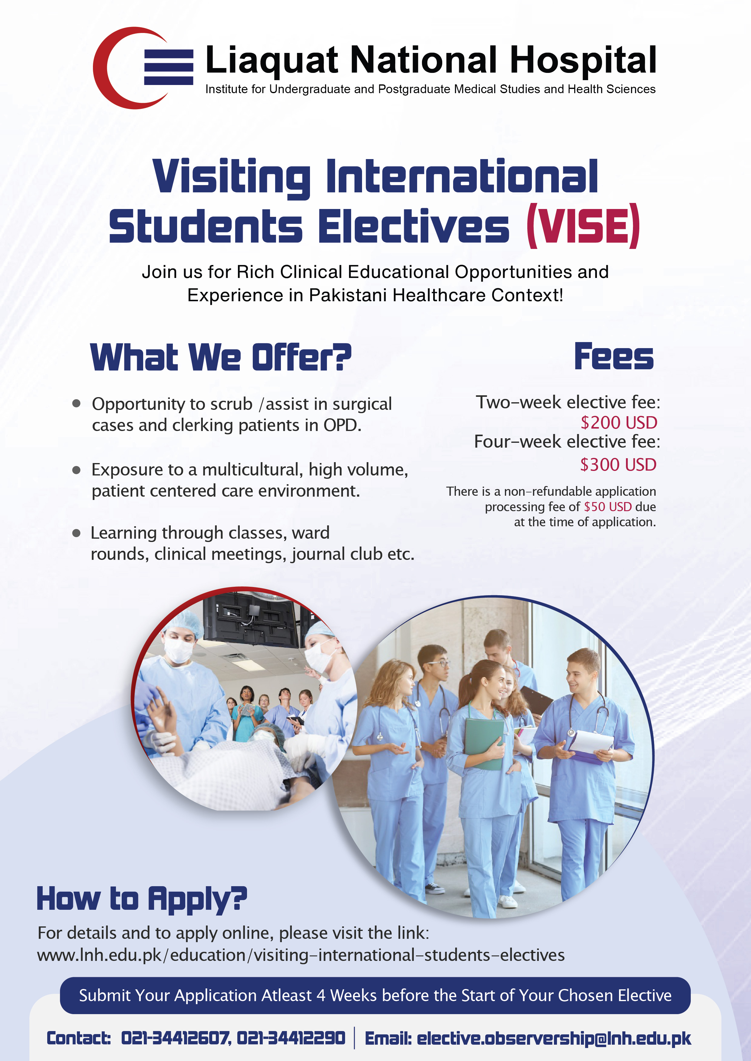 Visiting International Students Electives (VISE) Program