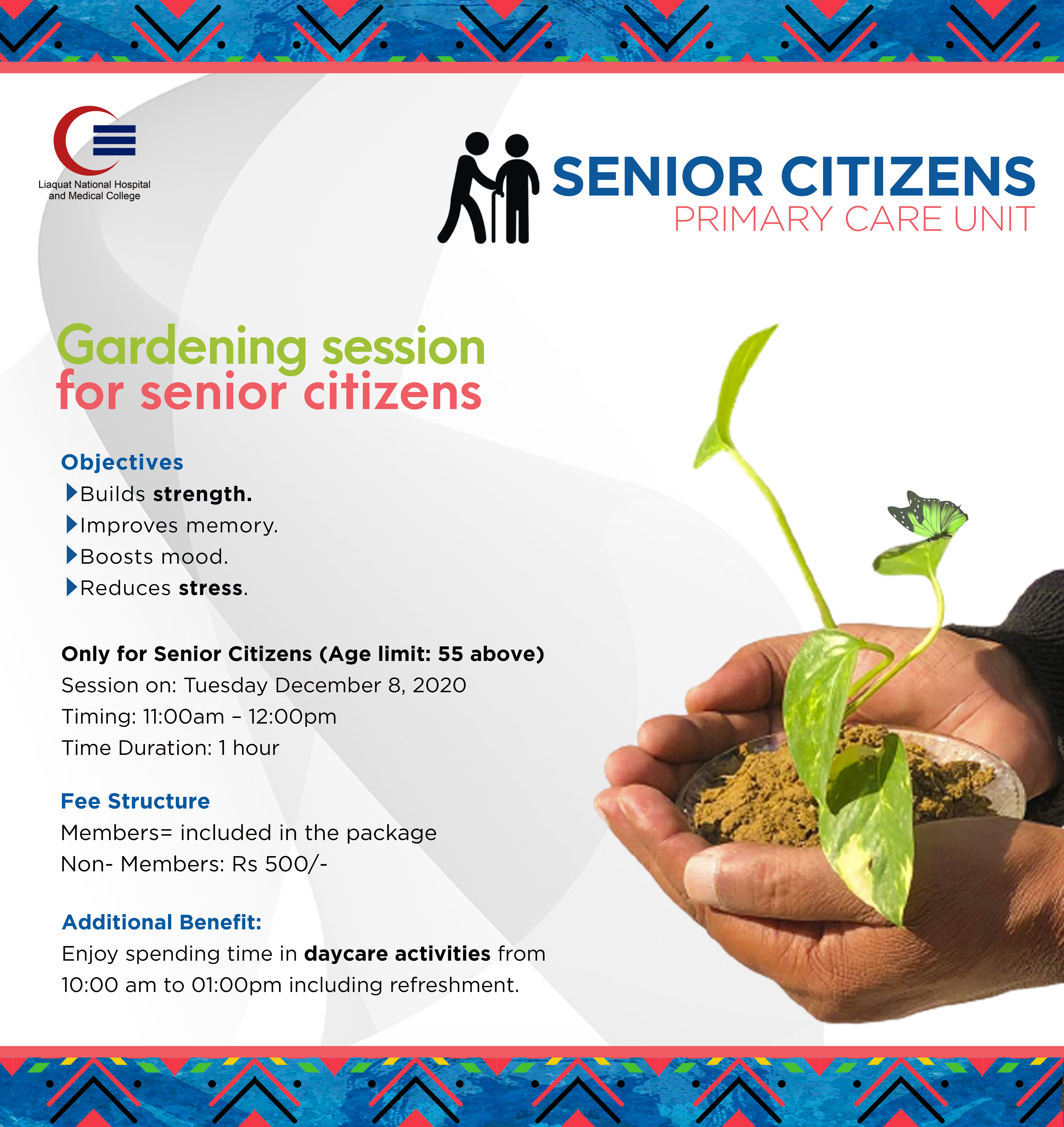 Gardening Session for Senior Citizens