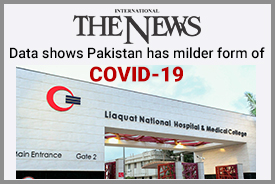 Data shows Pakistan has milder form of COVID-19