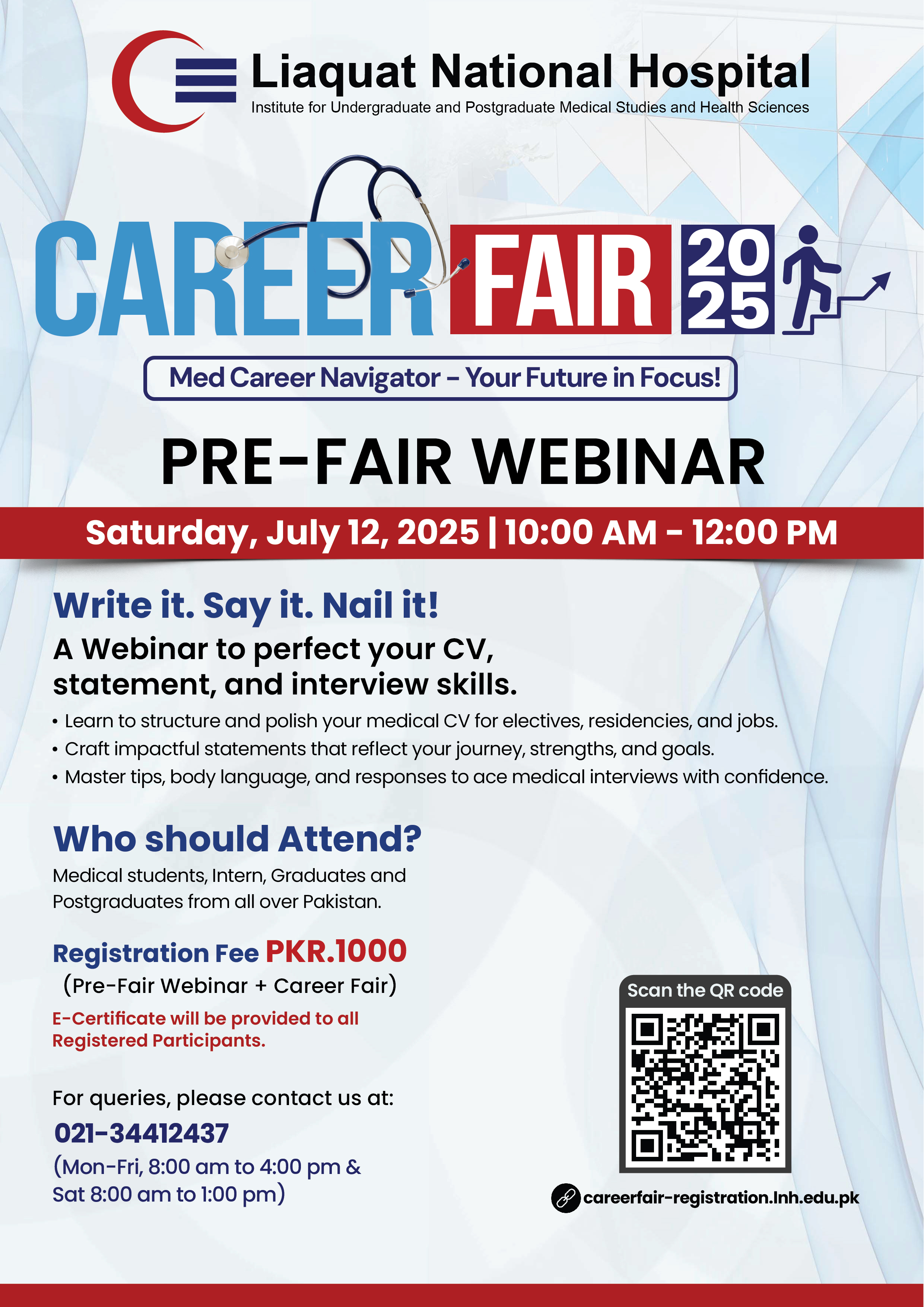 Career Fair 2025 |Pre-Fair Webinar, July 12, 2025