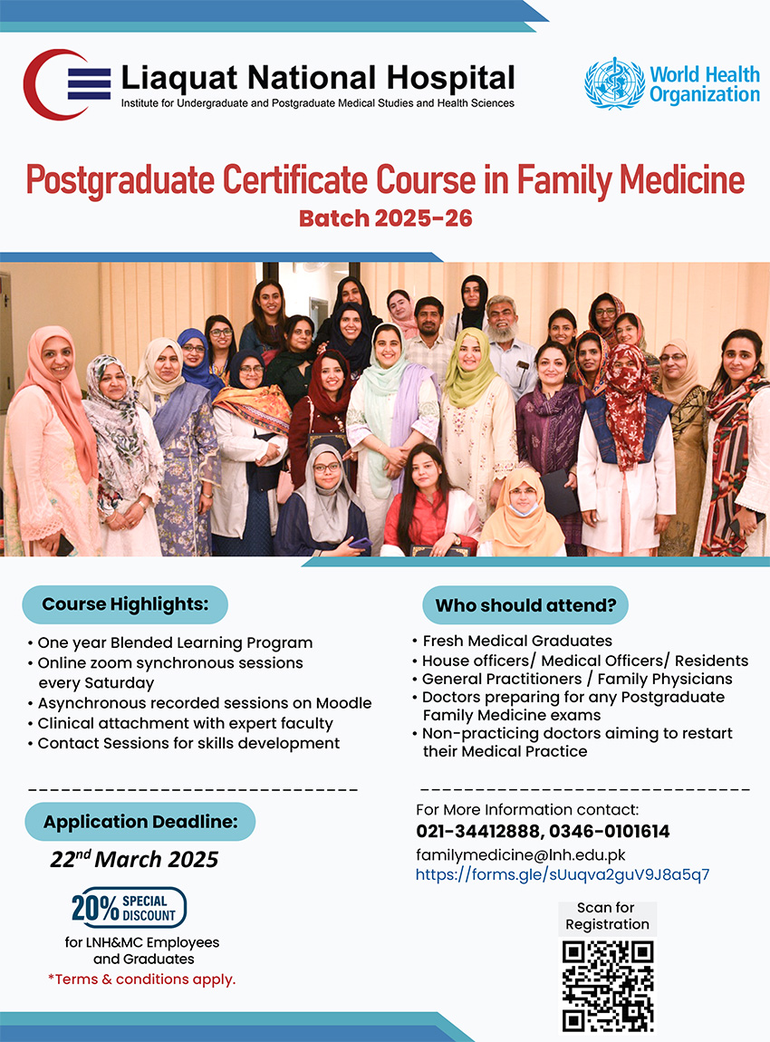 4th Batch PGCert Family Medicine 2025-26