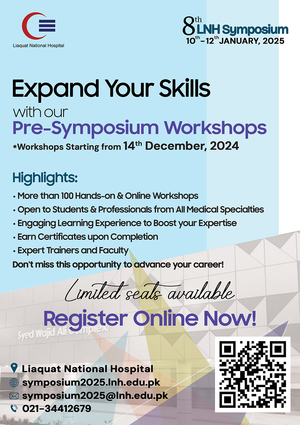 LNH Symposium – Pre-symposium Workshops– Registrations Open