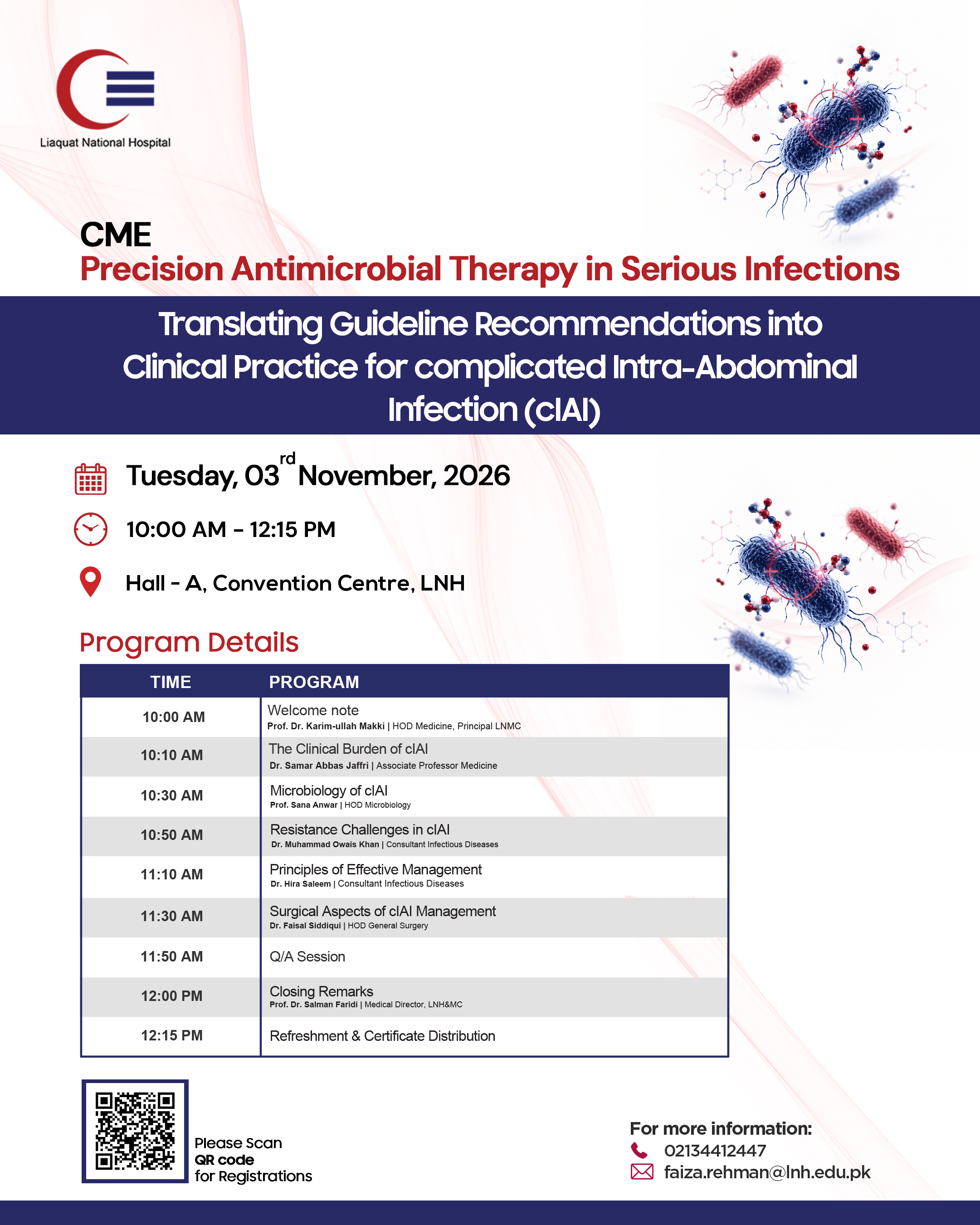 CME on Precision Antimicrobial Therapy in Serious Infections | Nov 3, 2026
