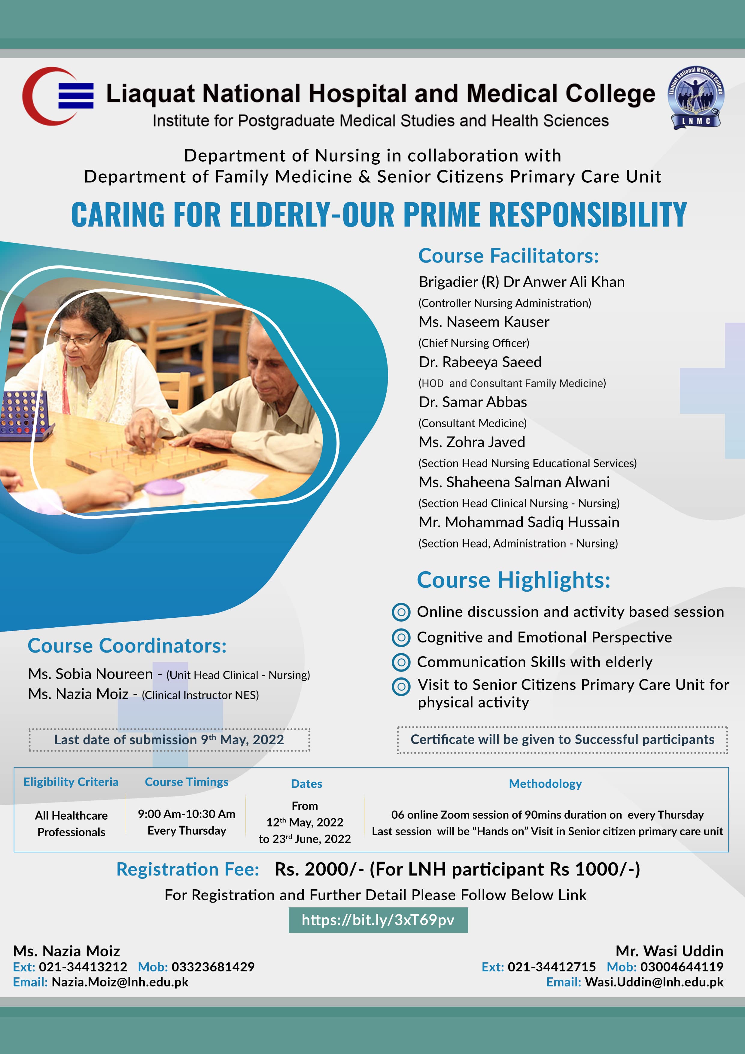 Course on Care for Elderly – Our Prime Responsibility