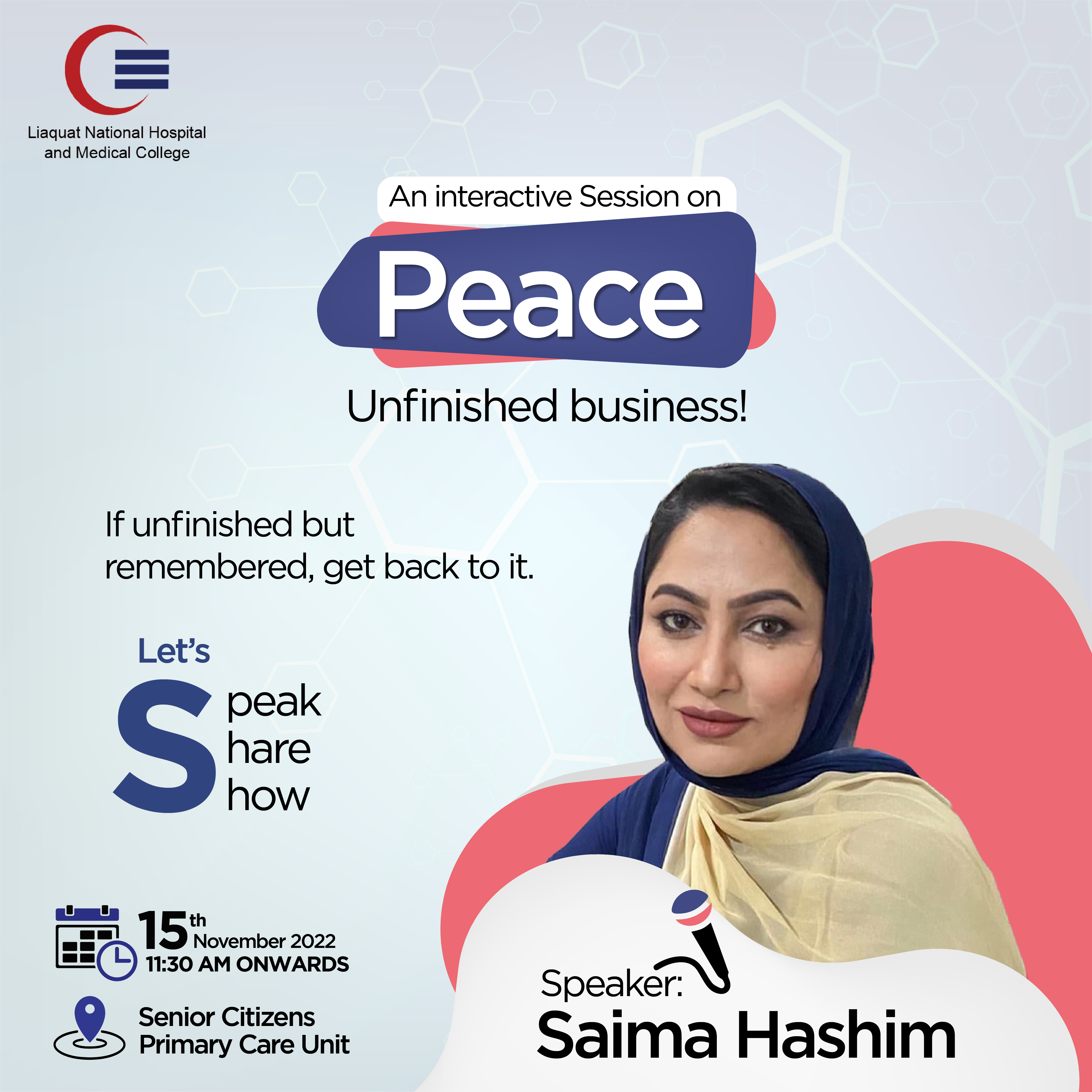An Interactive Session on Peace- Unfinished Business!