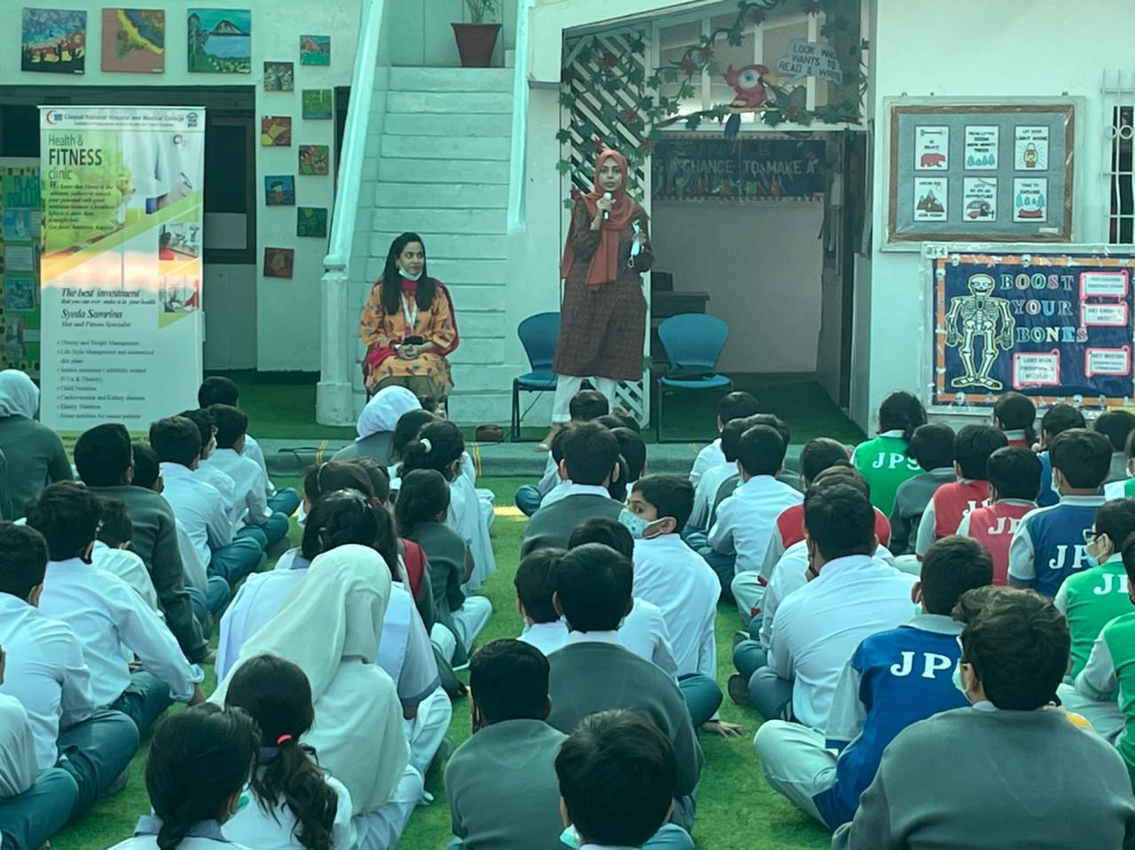 Awareness Session on Healthy Living at Jaffar Public School, PECHS