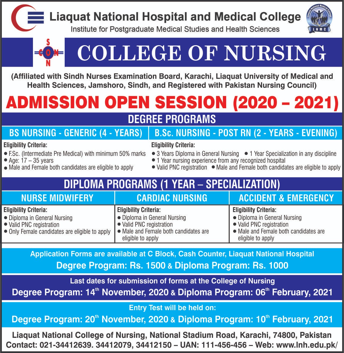 Admissions Open Session 2020-2021