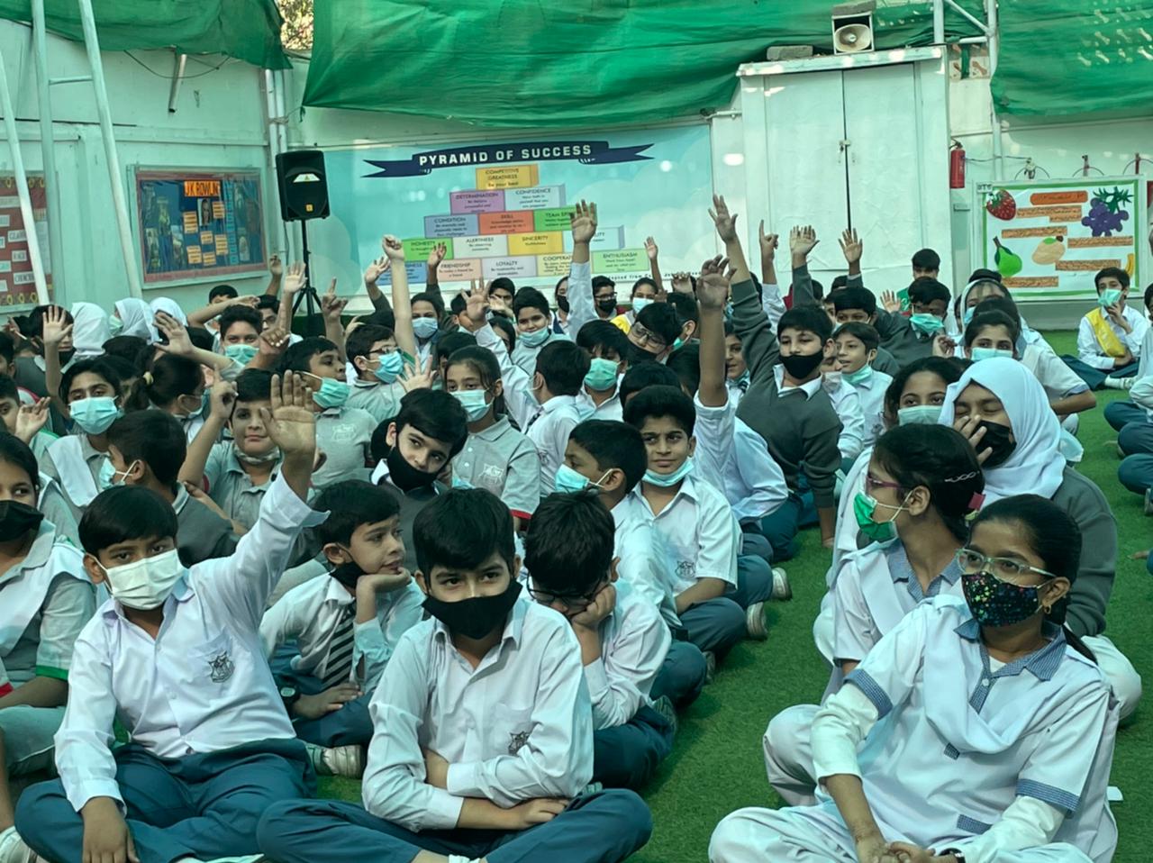 Awareness Session on Healthy Living at Jaffar Public School, PECHS