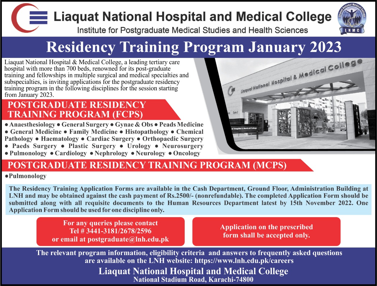 Residency Training Program January 2023